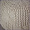 Pouf repose-pieds rond en tricot de coton pour le salon et la chambre à coucher | Beige | Coton