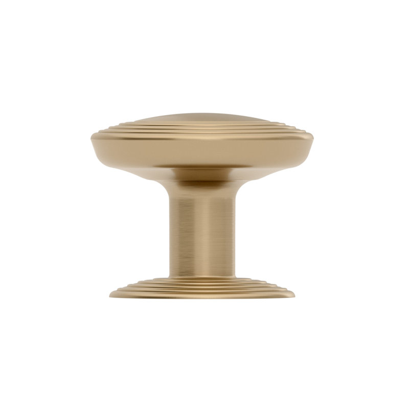 1 1/4" Diameter Mushroom Knob, Champagne Bronze