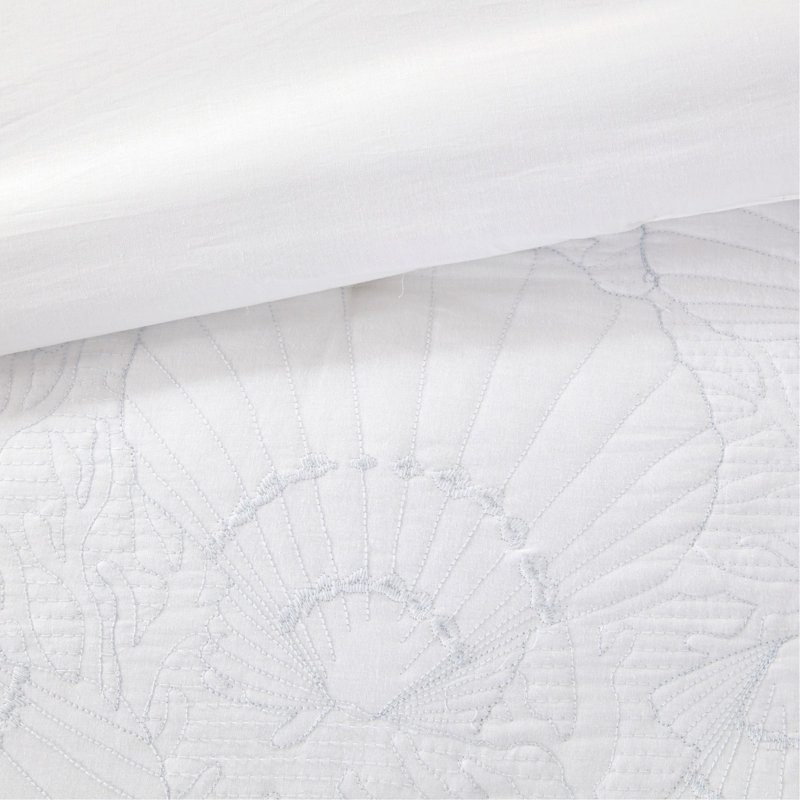 Ensemble d'édredon blanc grand