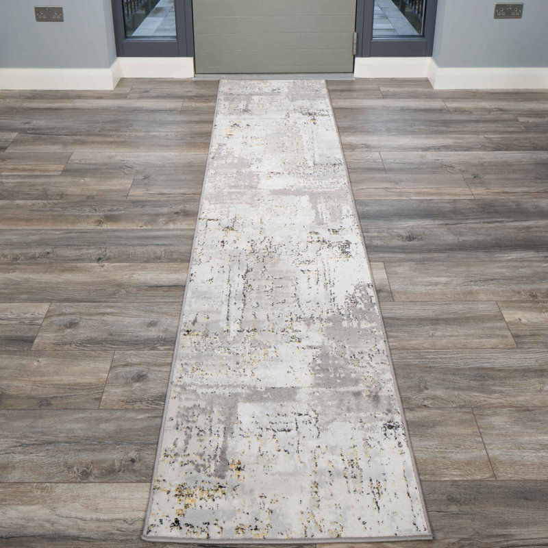 Claysville Abstract Area Rug, Runner 60 x 240cm