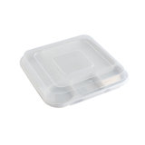 Plastic Divided Serving Dish with Lid