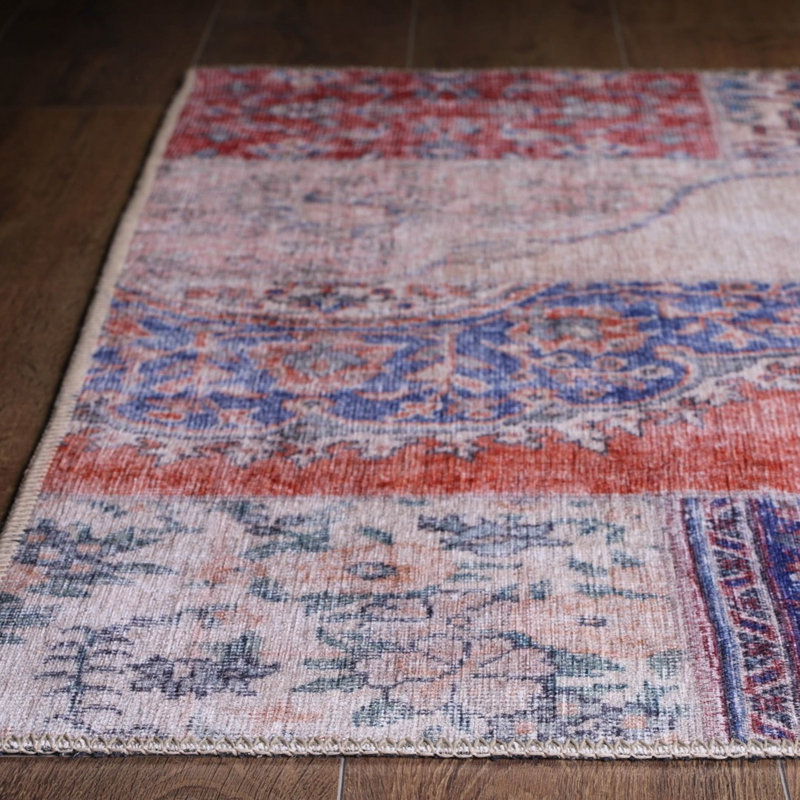 Luxurious Machine Washable Carpet, 100% Polyester, 7.5 x 10.8 Feet | Pile Height: 0.2 Inches, 1850 g/m² | Recycled Poly Cotton Underside, Easy Care, Perfect for Living Room & Bedroom, Soft & Durable Design