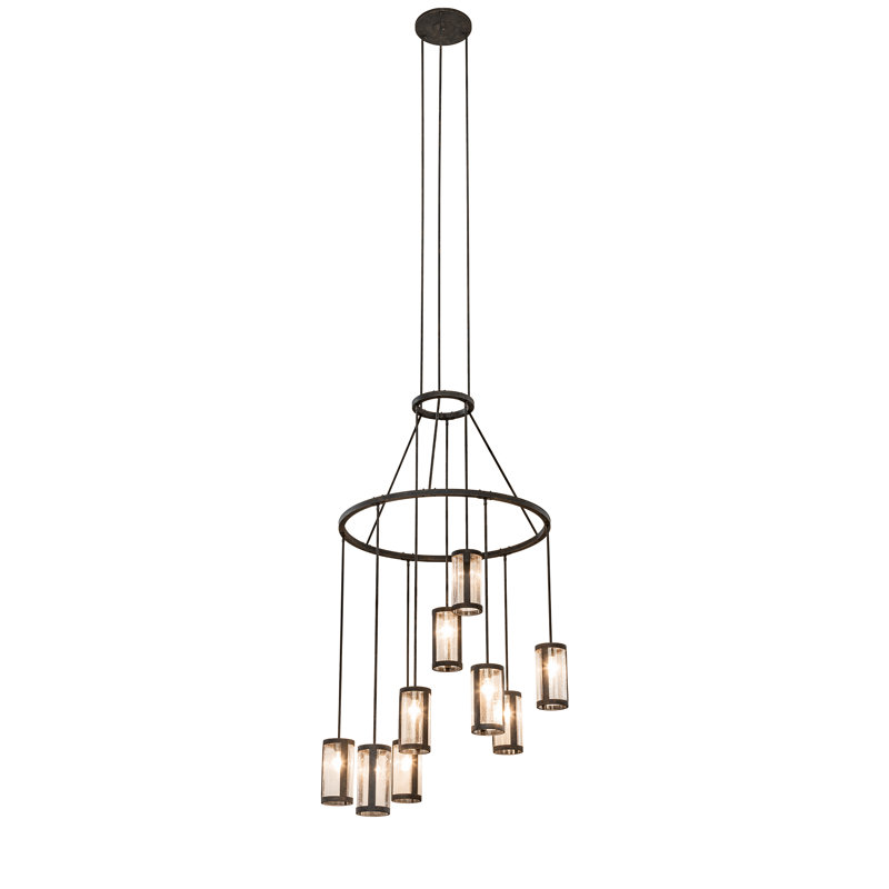 48" Wide 9 Light Chandelier