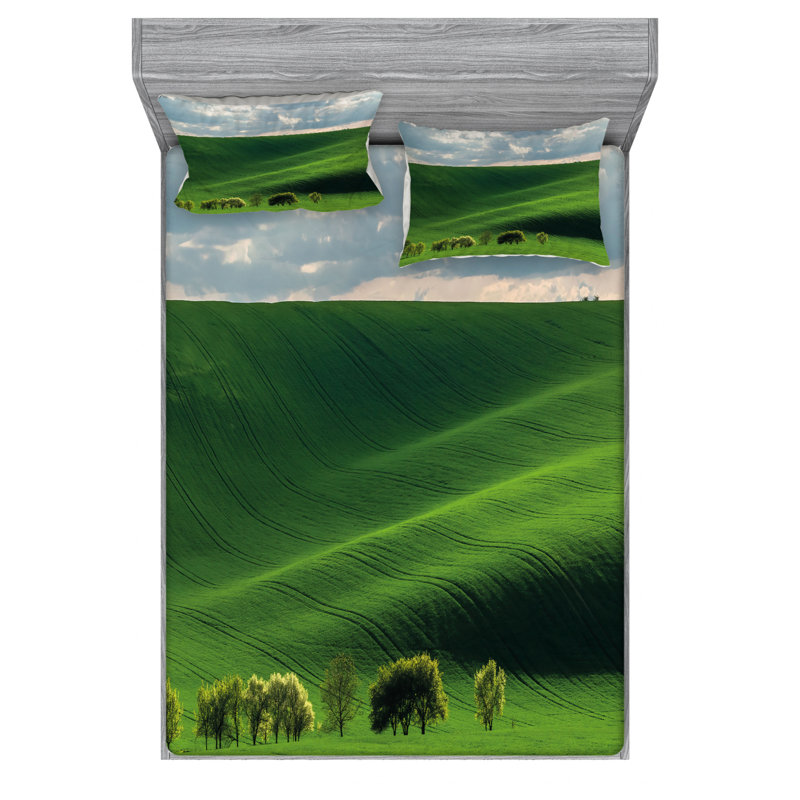 Microfiber Sheet Set, Full Sheet Set + Fitted Sheet + 2 Pillowcases