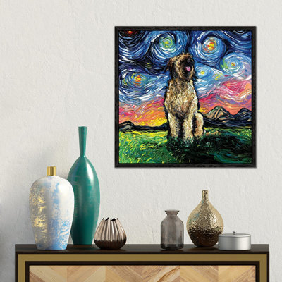 Briard Night by Aja Trier - Gallery-Wrapped Canvas Giclée on Canvas