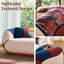 102" W Oversized Modern Curved Upholstered Sofa, 4 Seater Design Boneless Sectional Cloud Couches, Plush Chenille Compressed Lounge Couch With Bohemian Style Pillows For Living Room