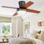 Ventilateur de plafond moderne encastré de 44 pouces avec éclairage et télécommande, moteur CC réversible à 6 vitesses, profil bas-1515590685-1515590684