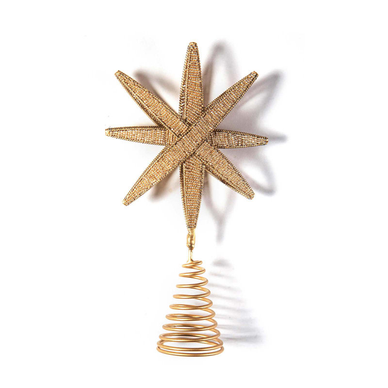 Gold Beaded 7 Tree Topper