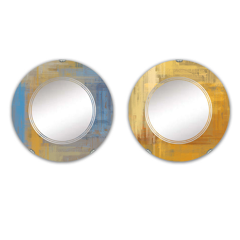 Ensemble de 2 miroirs sans cadre