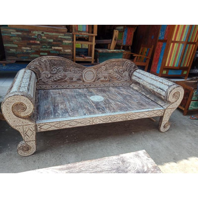 90.5'' Wide Teak Patio Daybed