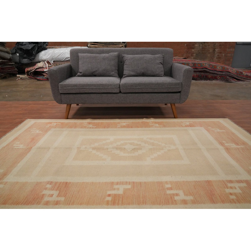 Tapis tissé à plat géométrique 5 x 8