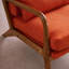 Fauteuil en bois massif l 25,6 po Elizabeth avec support lombaire Elizabeth-1337611193