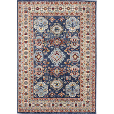 Tapis oriental bleu / beige / brun Moloney