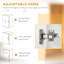 HOMCOM Kitchen Cupboard 6-tier Shelving Freestanding Storage Cabinet White