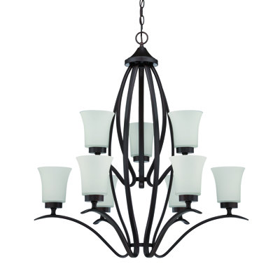 Grampian 9 - Light Tiered Chandelier