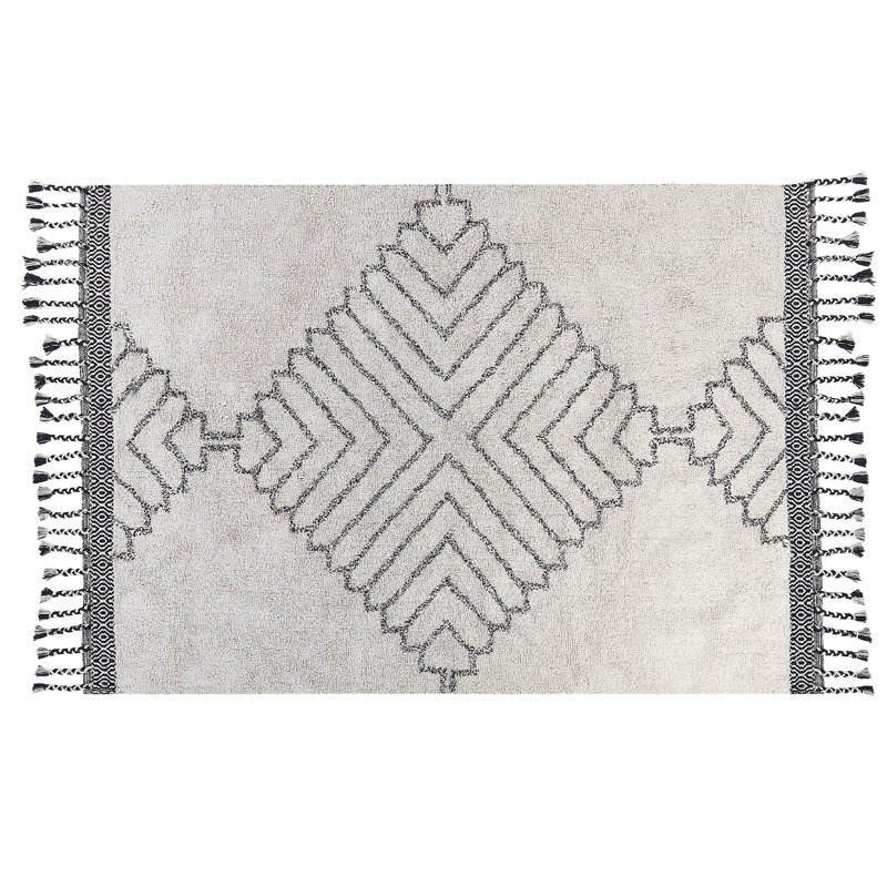 Bachar Moroccan Hand Woven Area Rug, Rectangle 140 x 200cm