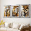 ANIMALS Series Lxxxix - Impression encadrée sur mesure de qualité supérieure - 3 pièces-631658563