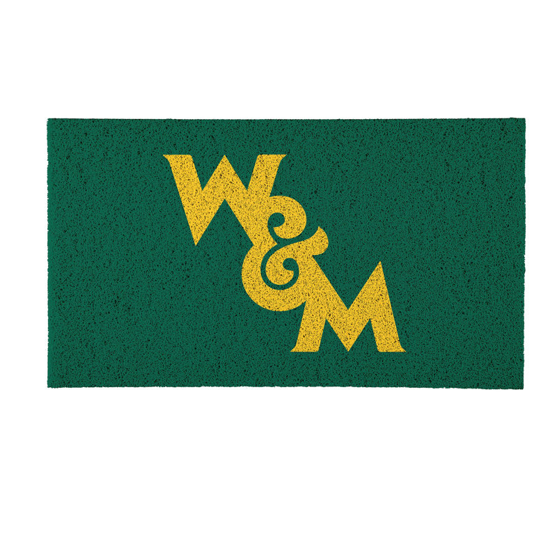 Tapis polychrome en PVC, 16 po x 28 po, William & Mary