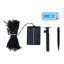 2000cm Solar Powered 200 - Bulb Cord String Light