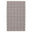 Tapis gris foncé en laine à tissage plat Cheboygan