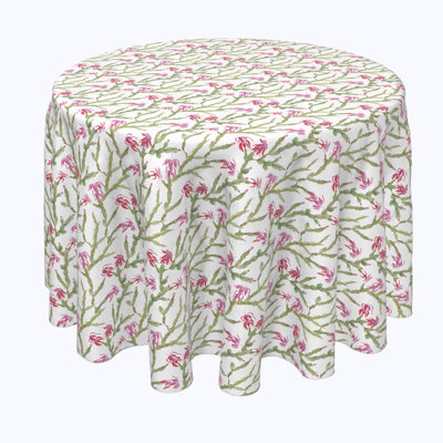 Biggs Floral Round Tablecloth