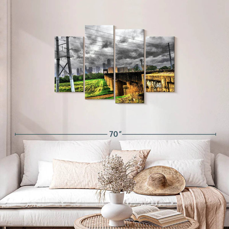 Alvord Thunderstorm Over Dallas, 27"H x 43"W