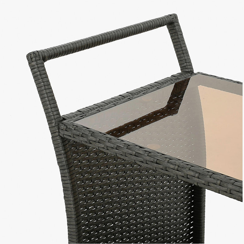 Portable ice bucket bar cart - perfect for entertainment