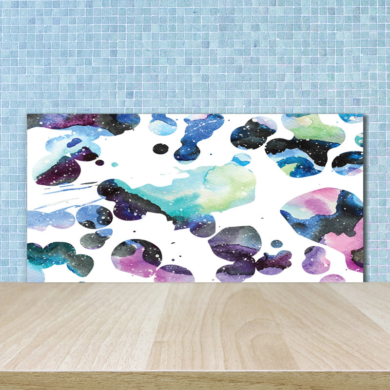 50cm W x 100cm L Glass Peel and Stick Panel