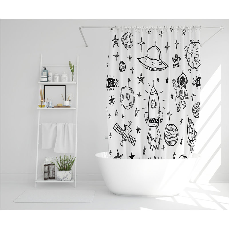 Colmesneil Polyester Shower Curtain Set