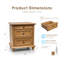 Table de chevet 3 tiroirs Roscoe-399210255