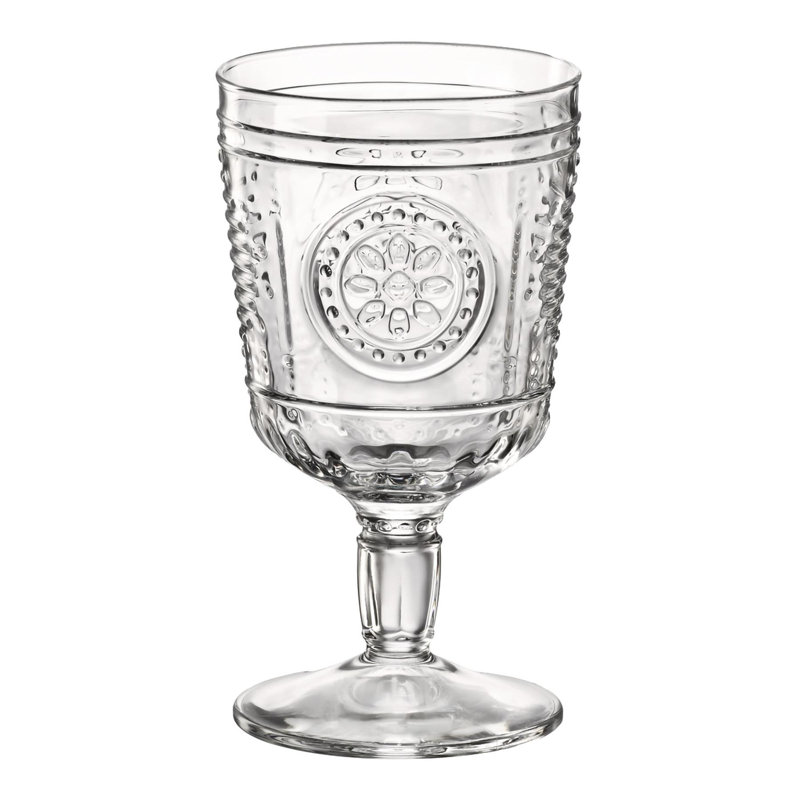 Romantic Wine Glasses, Transparent, 6