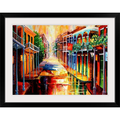 «Royal Street Reflections» par Bebe, reproduction d'art