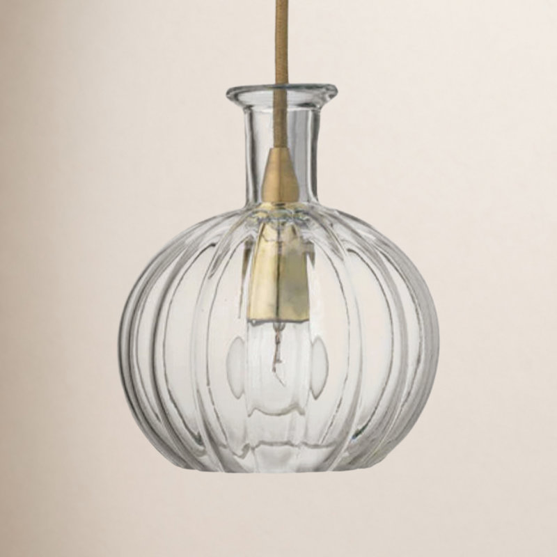 Mini-luminaire suspendu 1 lumière Portree Carafe