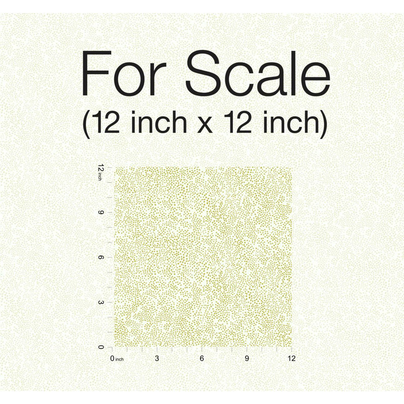 Rouleau de papier peint champagne 27 pi x 27 po Champagne Dots, Or/blanc