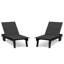 Chaise longue Plantation à larges lattes en PEHD-134042845