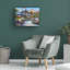 «Eris Stone Bridge Cottage on Canvas» par John Zaccheo, reproduction-817854109