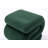 017S-S-Shape Teddy Fabric Ottoman Makeup Stool Footstool,Green-967637812
