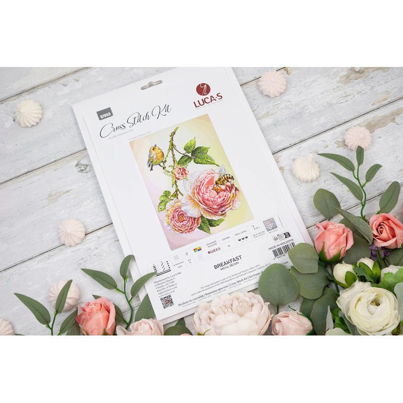 Breakfast Counted Cross-Stitch Kit by Luca-S B7053L