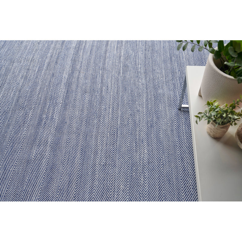 Bintan Geometric Area Rug in Ivory, Rectangle 8' x 10'