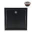 Streamline NT-2121-36BL-AL 36 in. x 36 in. Alcove Acrylic Shower Base in Glossy Black with Centre Drain, ABS Drain Included