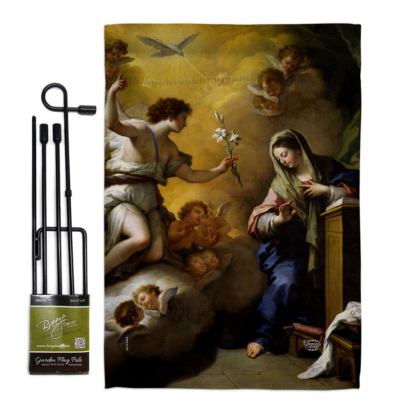 Ensemble de drapeaux en polyester 18,5 x 13 po Feast of the Annclos