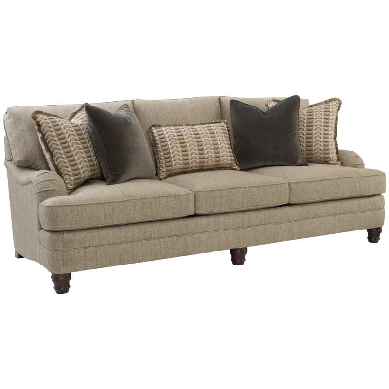 Tarleton Upholstered 96.5'' Sofa, Dorado Snow Crypton® Chenille 5558-000, Molasses