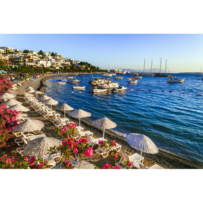 Bodrum, Turkey by Freeartist - Wrapped Canvas Print, 30cm H x 46cm W x 3.8cm D