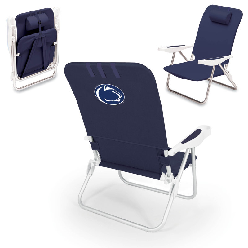 Chaise de plage inclinable monaco NCAA, Bleu, Penn State