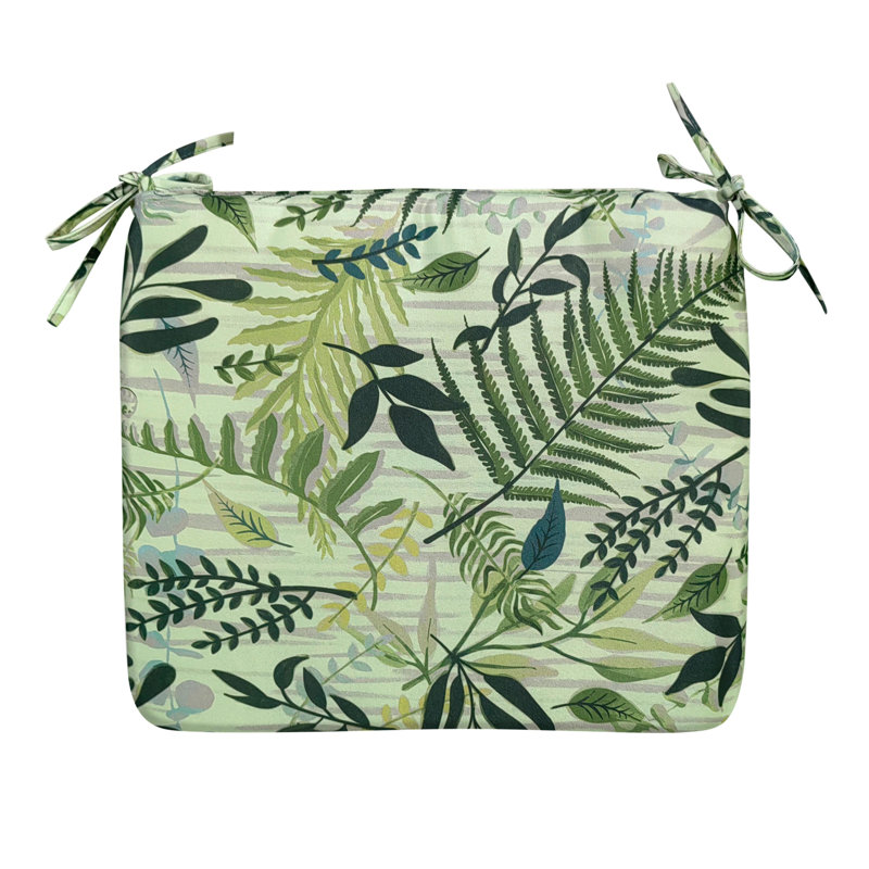 Botany Classic Chair Cushion with Ties, 20in., 20in., Botany