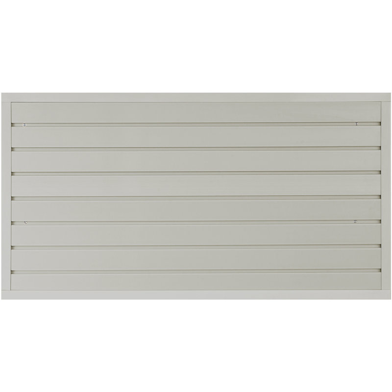 Panneaux à lattes, panneaux de garage gris, H 47 po x l 24 po