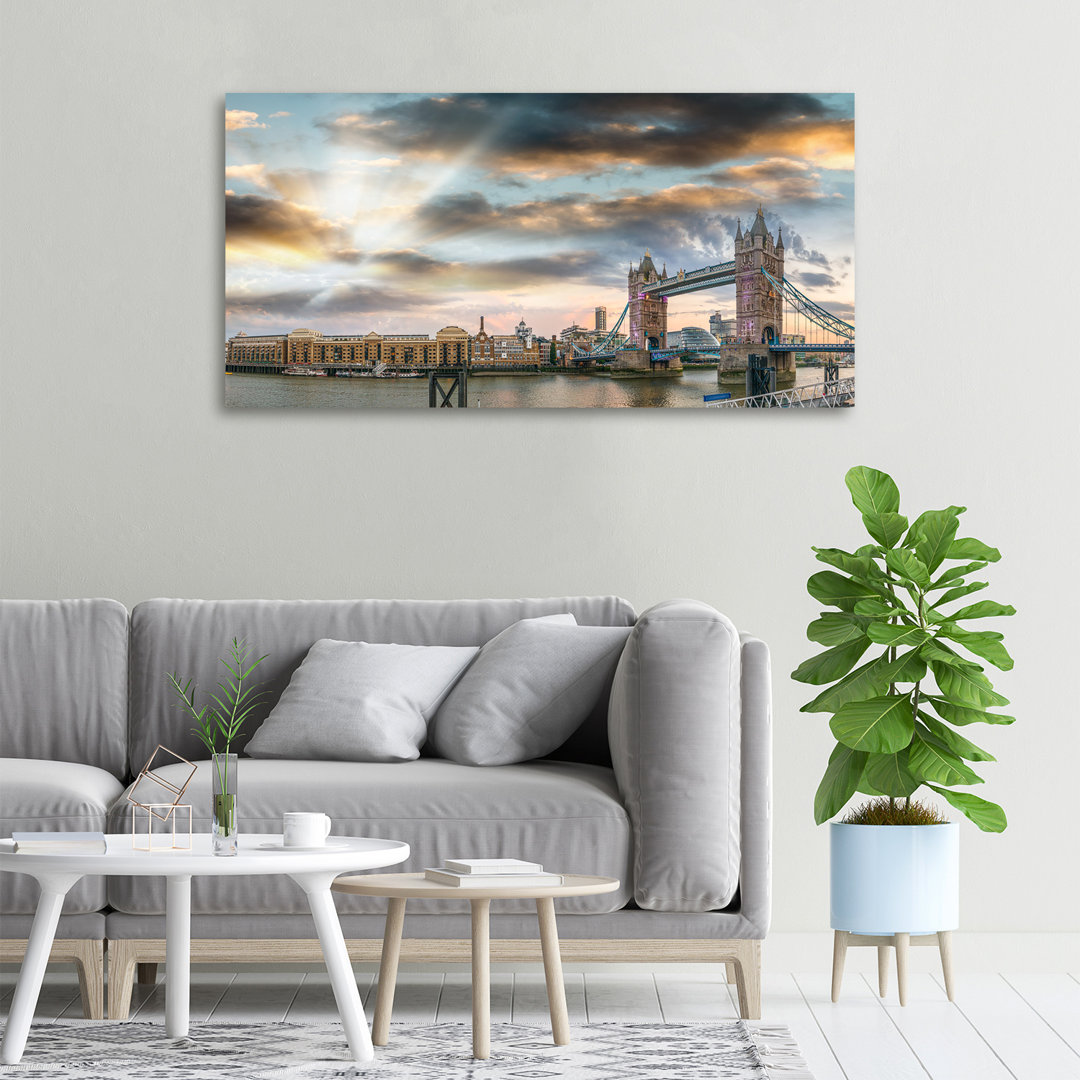 Tower Bridge London - Ungerahmte Kunstdrucke auf Leinwand