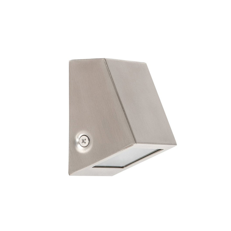 Medena Integrated LED Outdoor Flush Mount, Silver