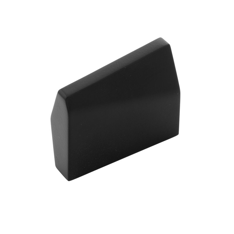 Veer Geometric Knob, Matte Black
