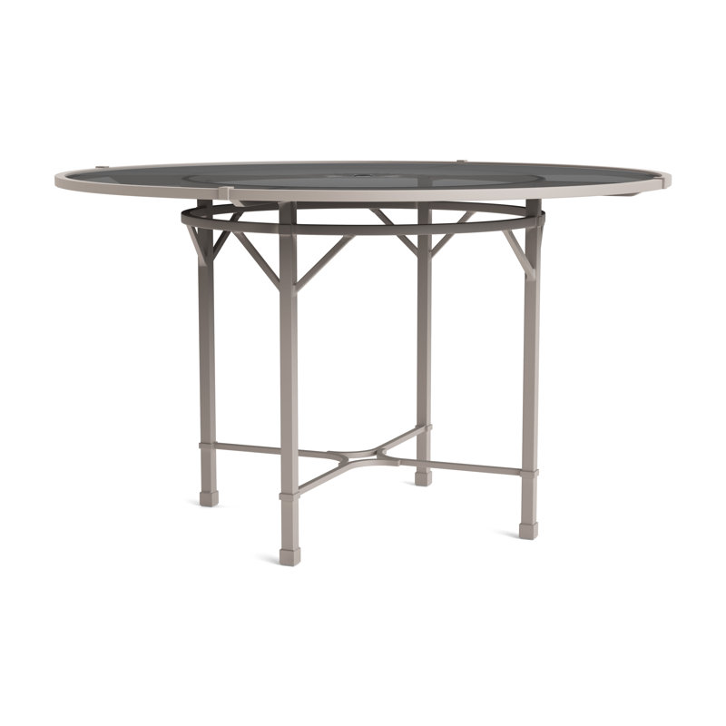 Venetian Outdoor Round Dining Table, Dove Smooth